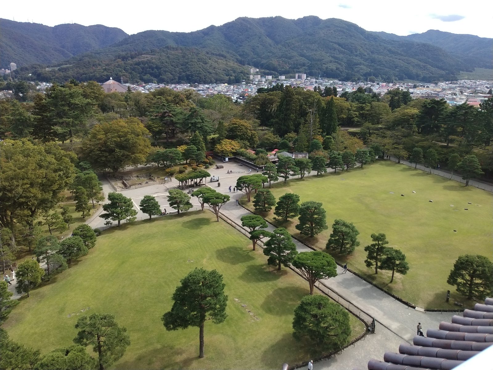 鶴ヶ城天守からの眺め