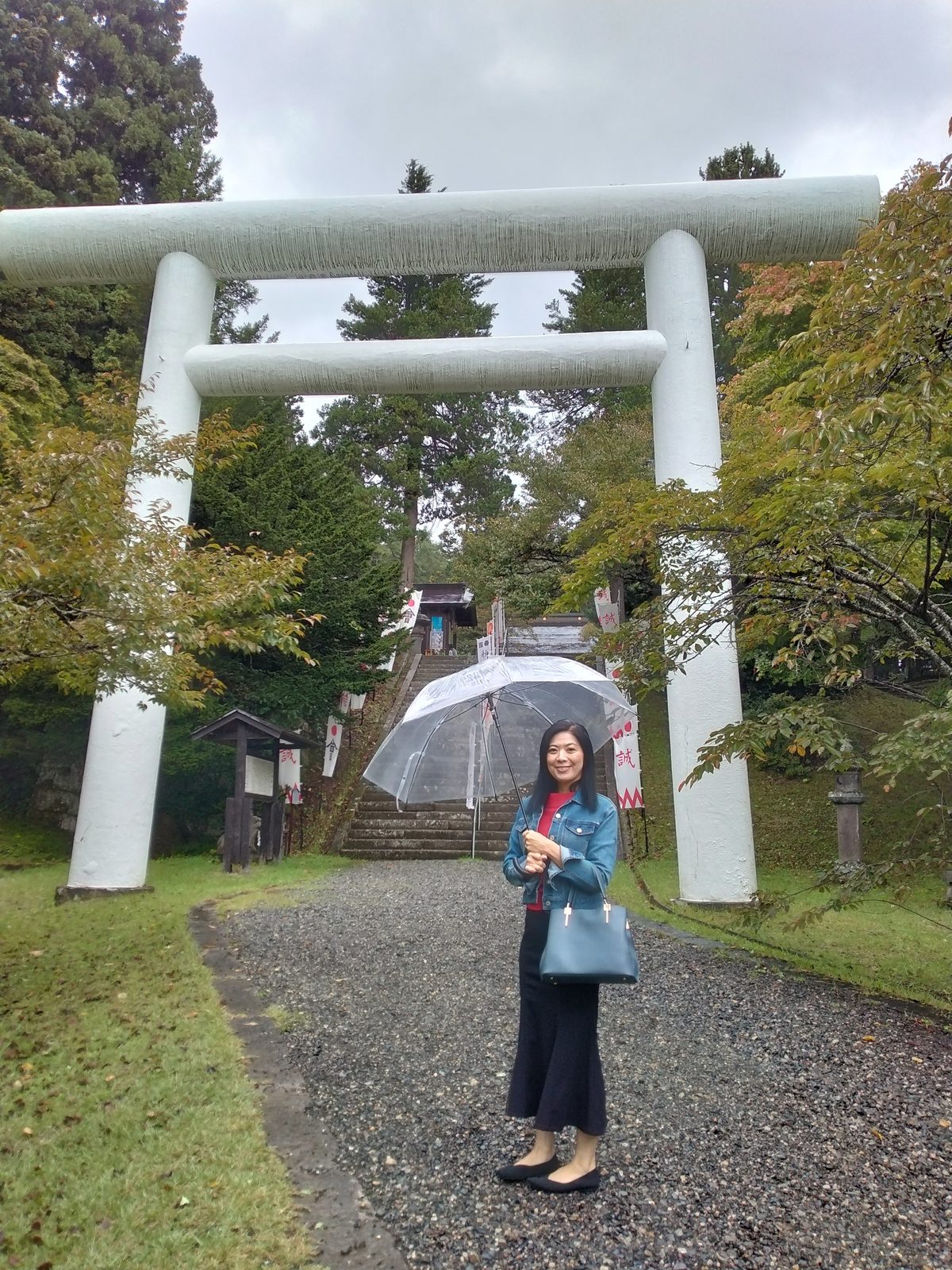 土津神社の白鳥居