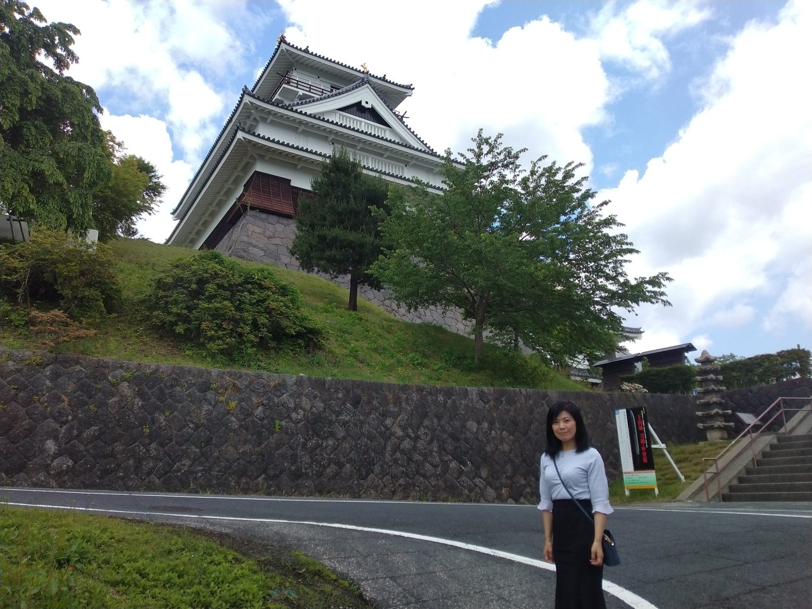 上山城の石垣