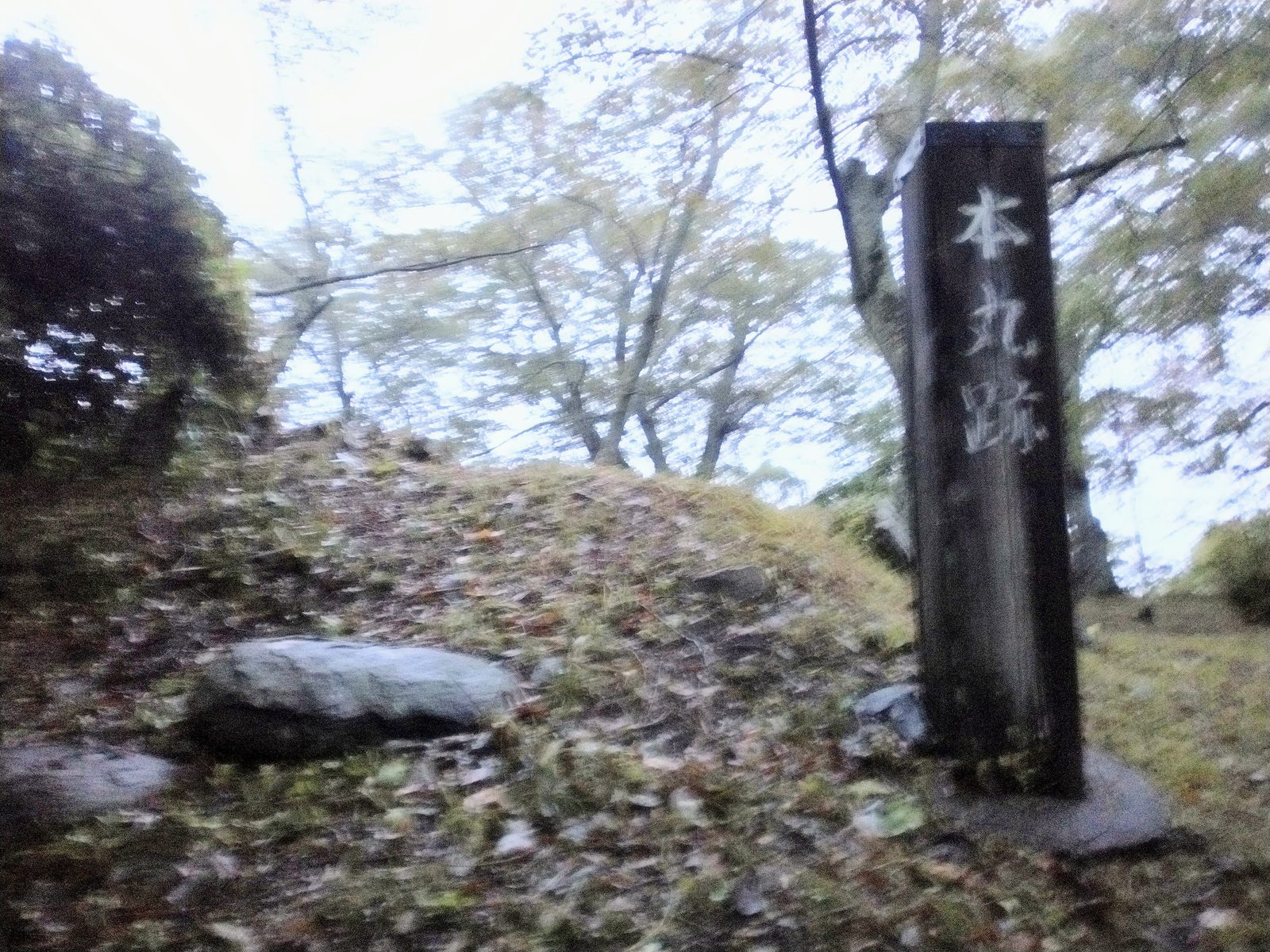 三春城の本丸跡