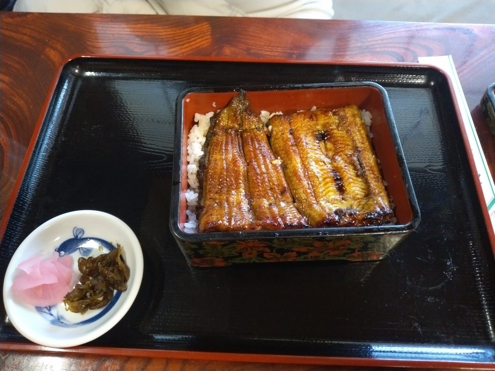 成田でいただいた鰻重