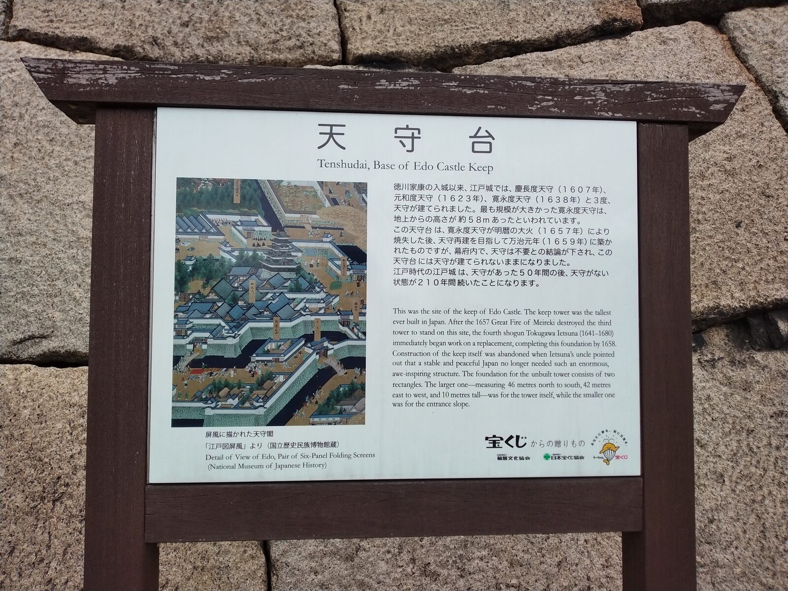 大山巌像(台座)