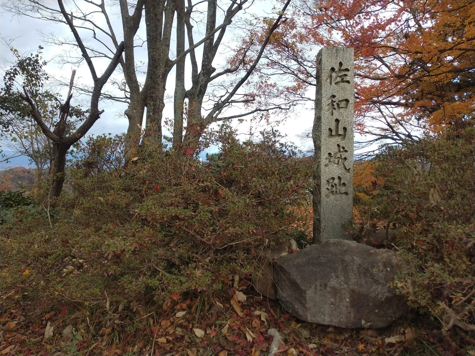 佐和山城趾の石柱