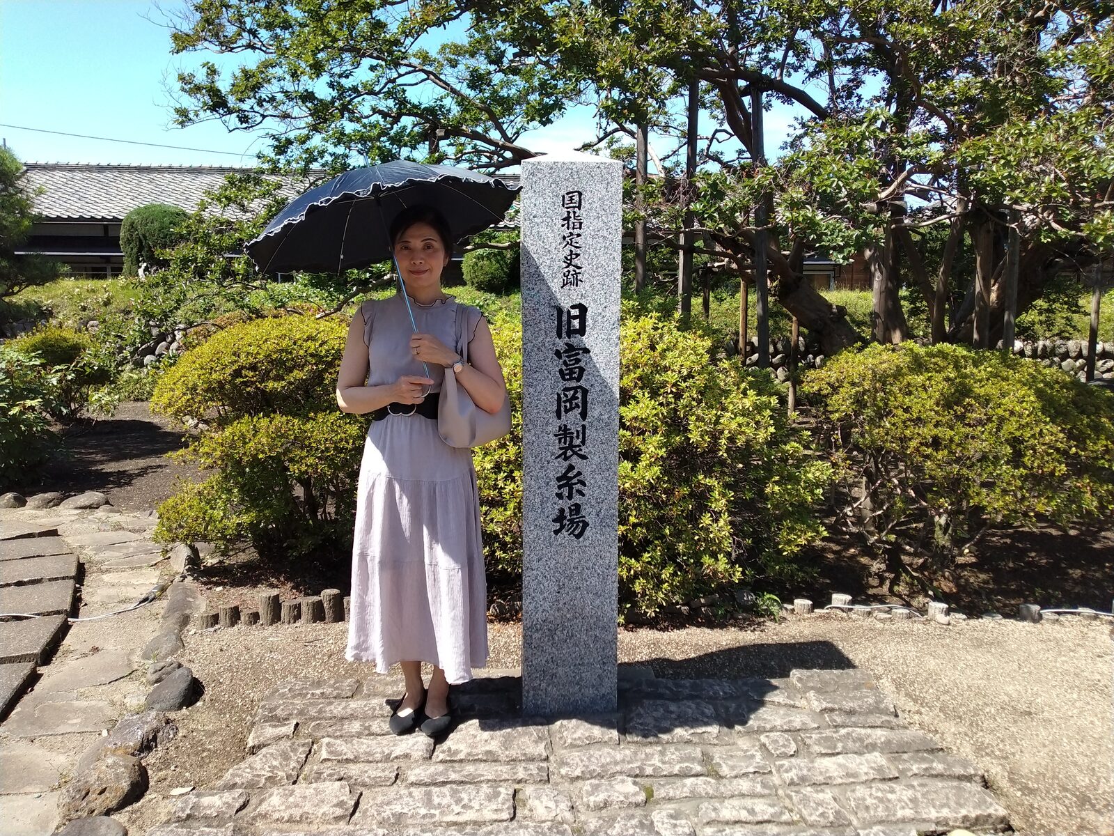 富岡製糸場の案内看板