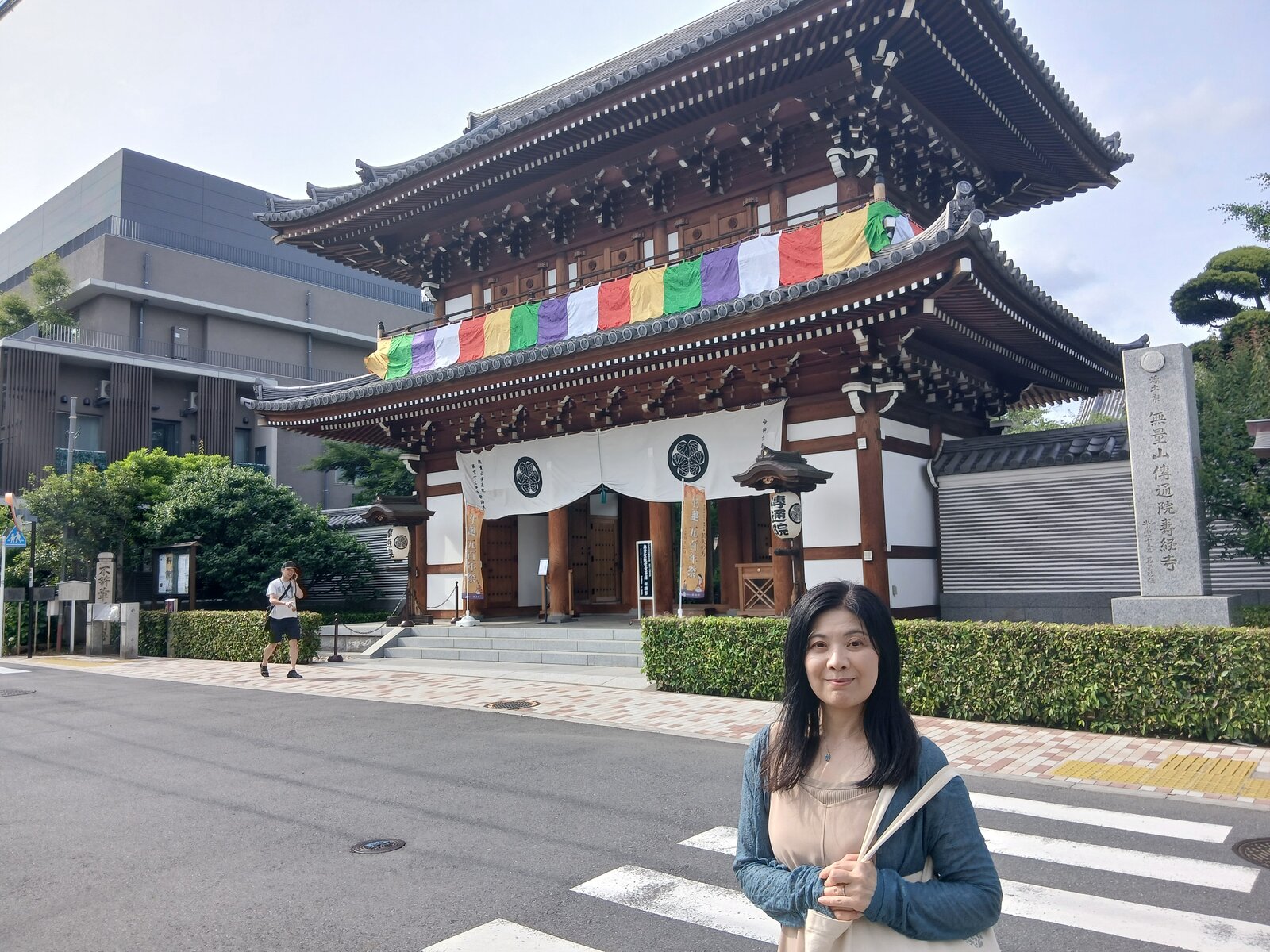 処静院跡の掲示。新徴組・新選組の前身がここで発会した