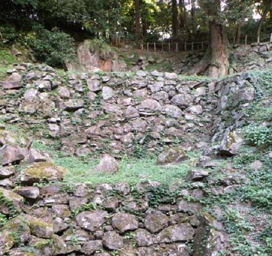 石垣山一夜城の石垣