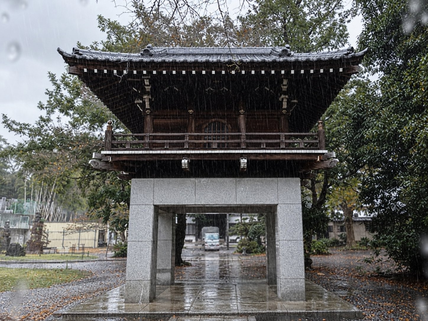 総寧寺の鐘楼門