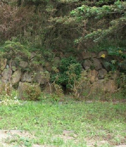 玉縄城跡の石積み
